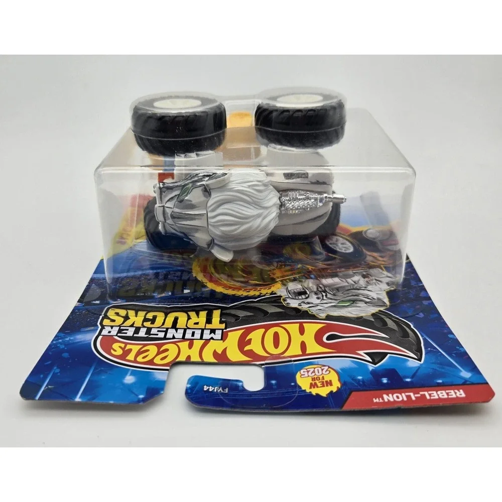 Rebel Lion 2025 Hot Wheels Monster Trucks 1:64 Diecast Crushed‎ Car Toy